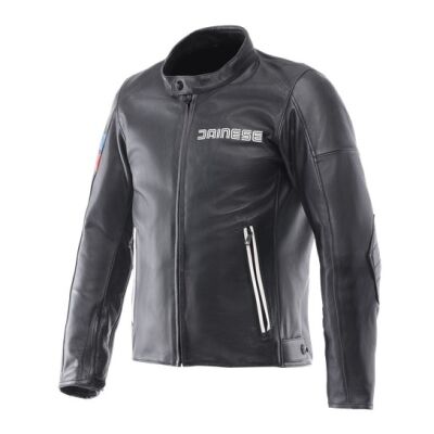 Dainese LEGGENDA neo-retro kožená bunda černá vel.52